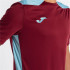 Camiseta de Fútbol Joma Championship VI Manga Corta Hombre/Niño Burdeos Celeste