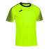 Camiseta Joma Hispa III Manga Corta Hombre/Niño Amarillo Flúor