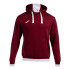 Sudadera Con Capucha Joma Confort II Hombre/Niño Burdeos Blanco