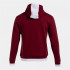 Sudadera Con Capucha Joma Confort II Hombre/Niño Burdeos Blanco