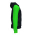 Chaqueta Con Capucha Joma Academy IV Hombre/Niño Negro Verde Fluor