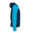Chaqueta Con Capucha Joma Academy IV Hombre/Niño Marino Turquesa Flúor
