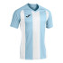 Camiseta Manga Corta Joma Pisa II Hombre/Niño Celeste Blanco