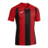 Camiseta Manga Corta Joma Pisa II Hombre/Niño Rojo Negro