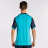 Camiseta Manga Corta Joma Montreal Hombre Turquesa Flúor - Marino