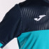 Camiseta Manga Corta Joma Montreal Hombre Turquesa Flúor - Marino