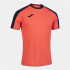 Camiseta Manga Corta Joma Eco Championship Hombre Naranja Flúor - Marino