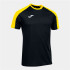 Camiseta Manga Corta Joma Eco Championship Hombre Negro - Amarillo