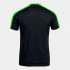 Camiseta Manga Corta Joma Eco Championship Hombre Negro - Verde Flúor