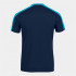 Camiseta Manga Corta Joma Eco Championship Hombre Marino - Turquesa Flúor