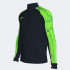 Sudadera Joma Elite IX Hombre Negro Verde Flúor
