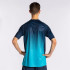 Camiseta Manga Corta Joma Tiger IV Hombre Turquesa Flúor Marino