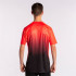 Camiseta Manga Corta Joma Tiger IV Hombre Negro Coral Flúor