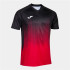 Camiseta Manga Corta Joma Tiger IV Hombre Rojo Negro