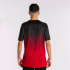 Camiseta Manga Corta Joma Tiger IV Hombre Rojo Negro