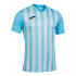 Camiseta Joma Manga Corta Inter II Celeste Blanco