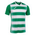 Camiseta Joma Manga Corta Europa V Verde Blanco