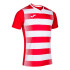 Camiseta Joma Manga Corta Europa V Rojo Blanco
