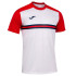 Camiseta Joma Manga Corta Hispa IV Blanco Rojo