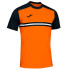 Camiseta Joma Manga Corta Hispa IV Naranja Negro