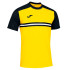 Camiseta Joma Manga Corta Hispa IV Amarillo Negro