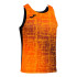 Camiseta De Tirantes Running Elite VIII Negro Naranja