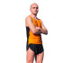 Camiseta De Tirantes Running Elite VIII Negro Naranja