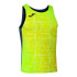 Camiseta De Tirantes Running Elite VIII Marino Amarillo Flúor