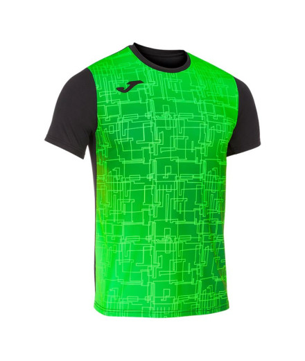 Camiseta Manga Corta De Running Elite VIII Hombre Negro...