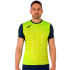 Camiseta Manga Corta De Running Elite VIII Hombre Marino Amarillo Flúor
