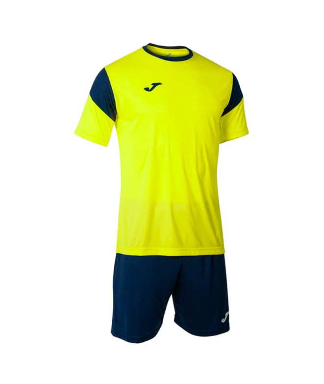 Conjunto Futbol Phoenix Hombre Amarillo Fluor...