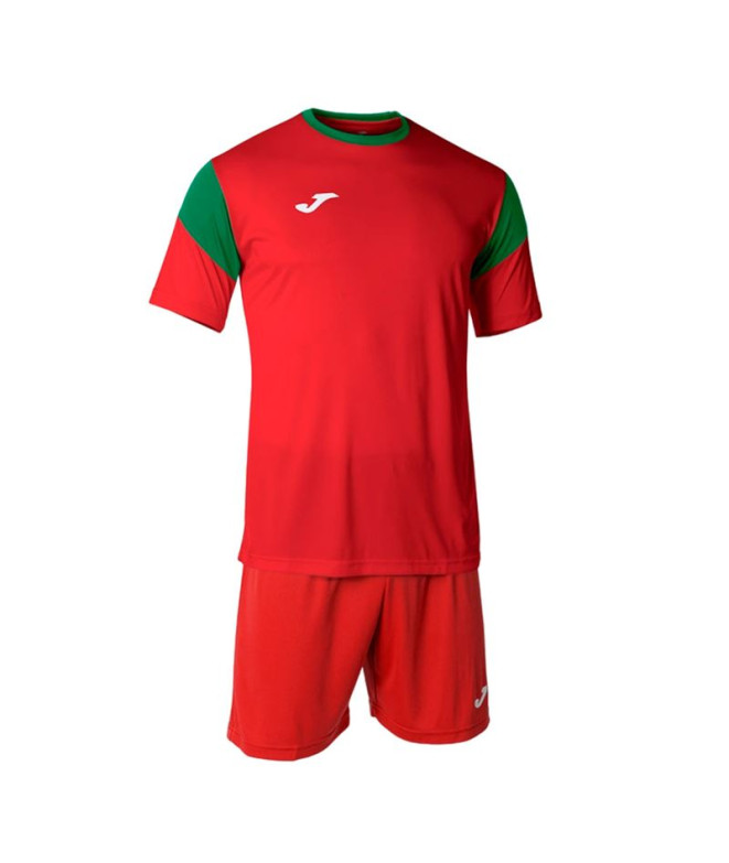 Conjunto Futbol Phoenix Hombre Verde Rojo