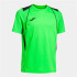 Camiseta Manga Corta Joma Championship VII Hombre/Niño Verde Flúor Negro