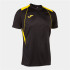 Camiseta Manga Corta Joma Championship VII Hombre/Niño Negro Amarillo