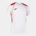 Camiseta Manga Corta Joma Championship VII Hombre/Niño Blanco Rojo