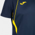 Camiseta Manga Corta Joma Championship VII Hombre/Niño Marino Amarillo