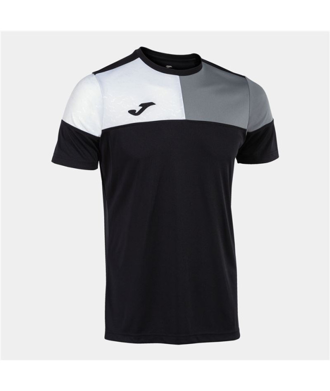 Camiseta Manga Corta Joma Crew V Hombre Negro...