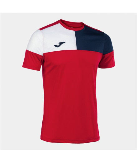 Camiseta De Fútbol Joma Manga Corta Crew V Rojo Marino...