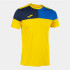 Camiseta De Fútbol Joma Manga Corta Crew V Amarillo Royal Marino