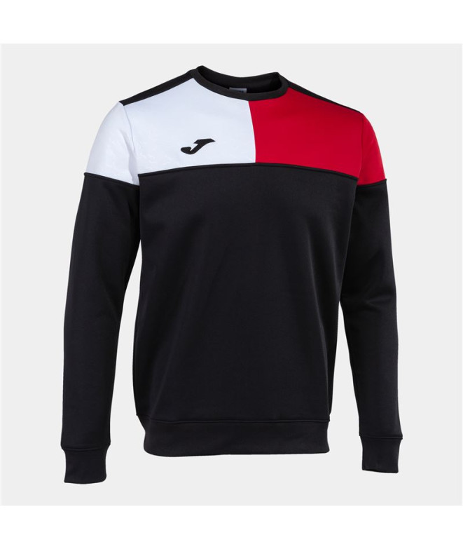 Sudadera Joma Crew V Hombre/Niño Negro Rojo Blanco