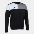 Sudadera Joma Crew V Hombre/Niño Negro Gris Blanco