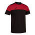 Camiseta Joma Manga Corta Crew V hombre/niiño negro Rojo