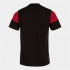 Camiseta Joma Manga Corta Crew V hombre/niiño negro Rojo