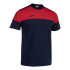 Camiseta Joma Manga Corta Crew V hombre/niiño marino Rojo