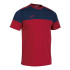 Camiseta Joma Manga Corta Crew V hombre/niiño rojo Marino