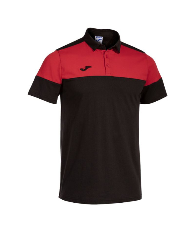 Polo Joma Manga Corta Crew V hombre/niiño negro...