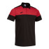 Polo Joma Manga Corta Crew V hombre/niiño negro Rojo