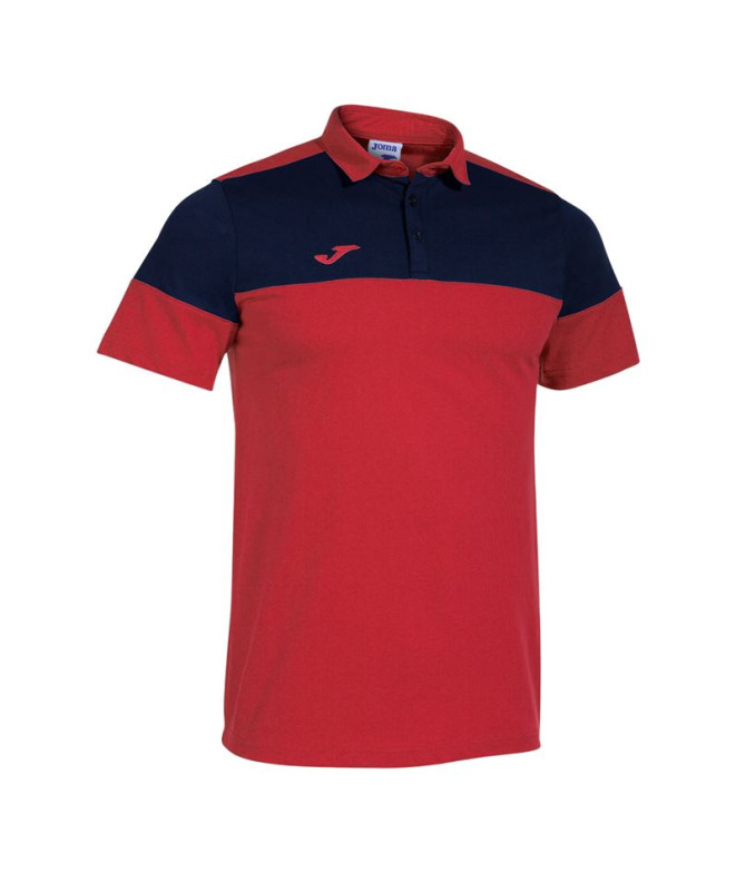 Polo Joma Manga Corta Crew V hombre/niiño rojo...