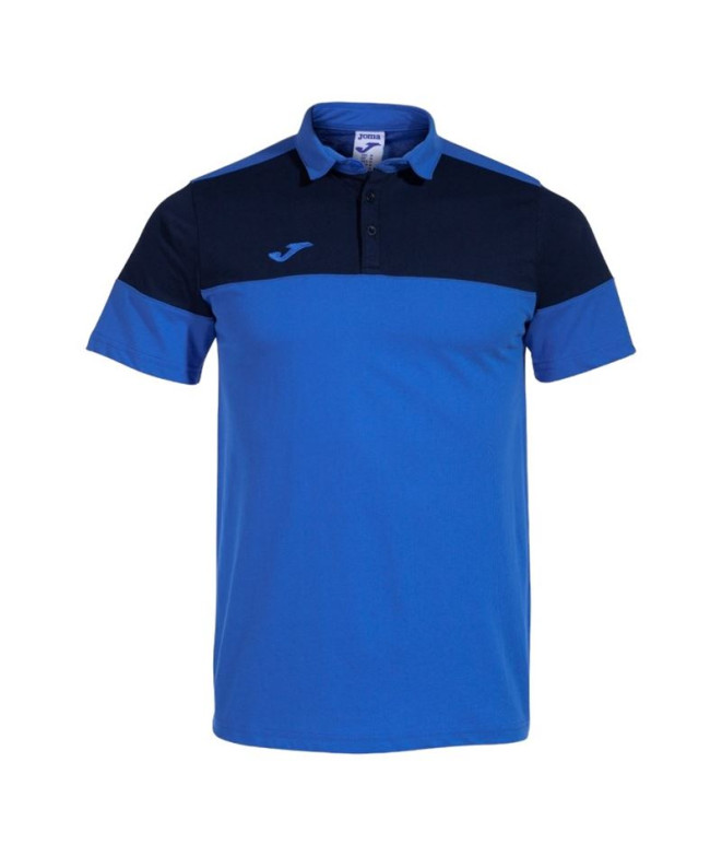 Polo Joma Manga Corta Crew V hombre/niiño royal...