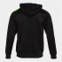 Chaqueta de Fútbol Joma Con Capucha Eco Supernova hombre/niiño negro Verde Flúor
